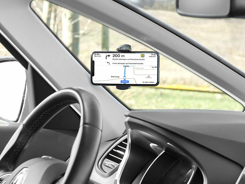 Support smartphone pour voiture avec ventouse Ø 60mm, Supports et  tablettes