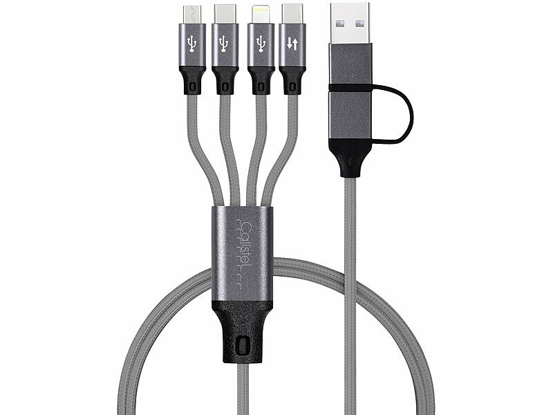 Ce câble USB, Lightning, USB-C et Micro-USB est à 7,95