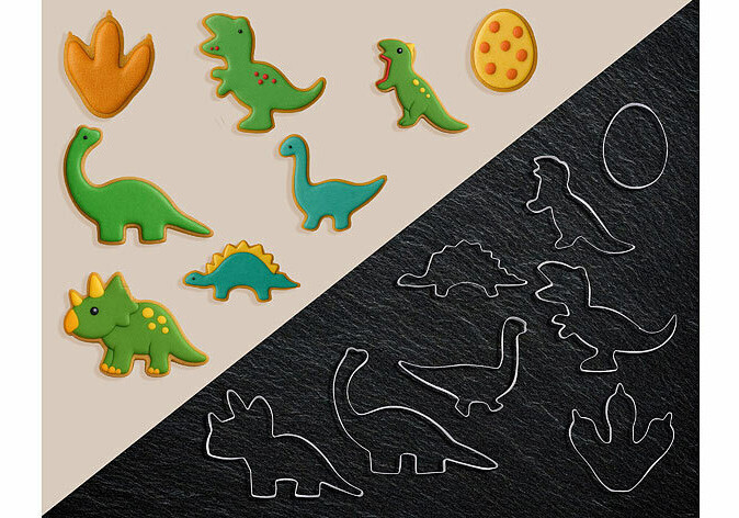 Lot De 2 Emporte-pièces Dinosaures – Pur D’Eliz