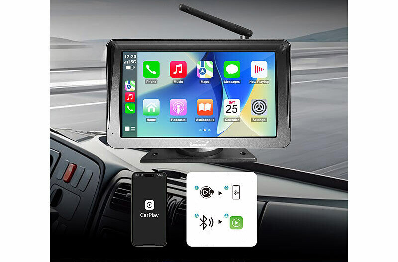 GreenYi Caméra de recul sans fil WiFi pour voiture, GreenYi 5G 720p HD, caméra de recul pour iPhone, iPad, smartphone Anoid, tab89 - Auto