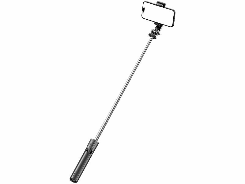 Trépied smartphone et perche à selfie 67 cm avec déclencheur à distance