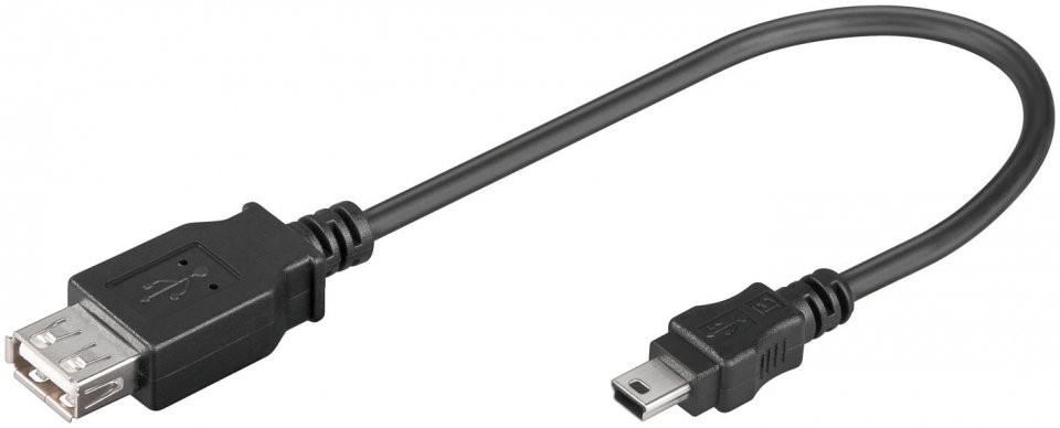 Câble USB 2.0 mâle A vers USB mini B mâle. 1m. - Câbles USB - Achat & prix
