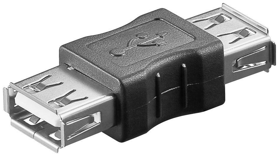 Noir OSALADI Lot de 2 adaptateurs USB femelle vers prise femelle 5,5 mm x 2,1 mm 