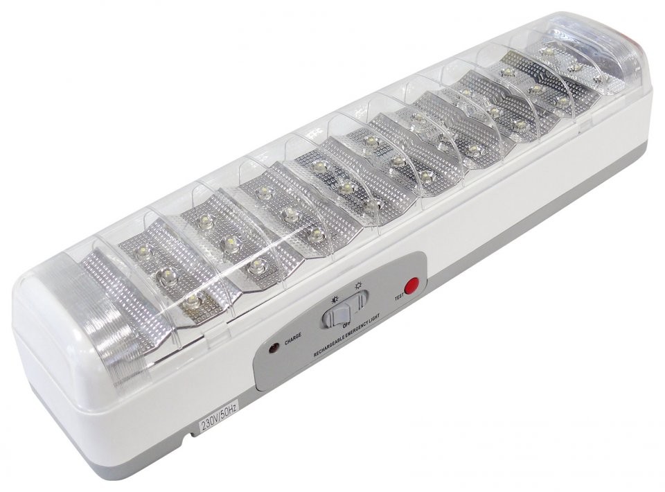 lampe 30 LED Éclairage de secours automatique ahuri Batterie fuite-Leuche 