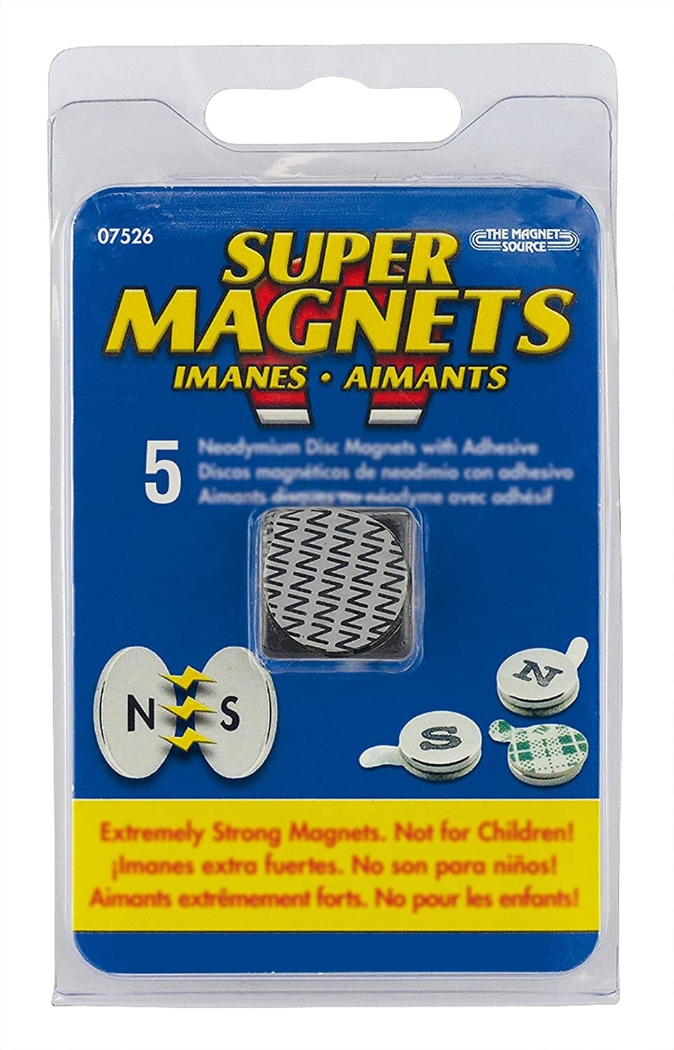 Aimant rond Disque magnétique autocollant Ø 13 x 1mm Néodyme N35 – Force  850g | Magnosphere Shop