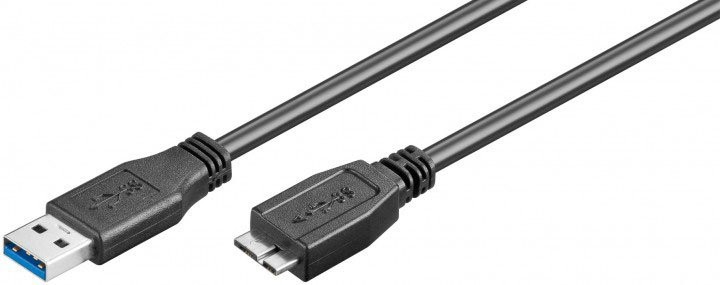 Câble semi-rigide USB 2.0 mâle vers USB 2.0 femelle Delock - 0,15m