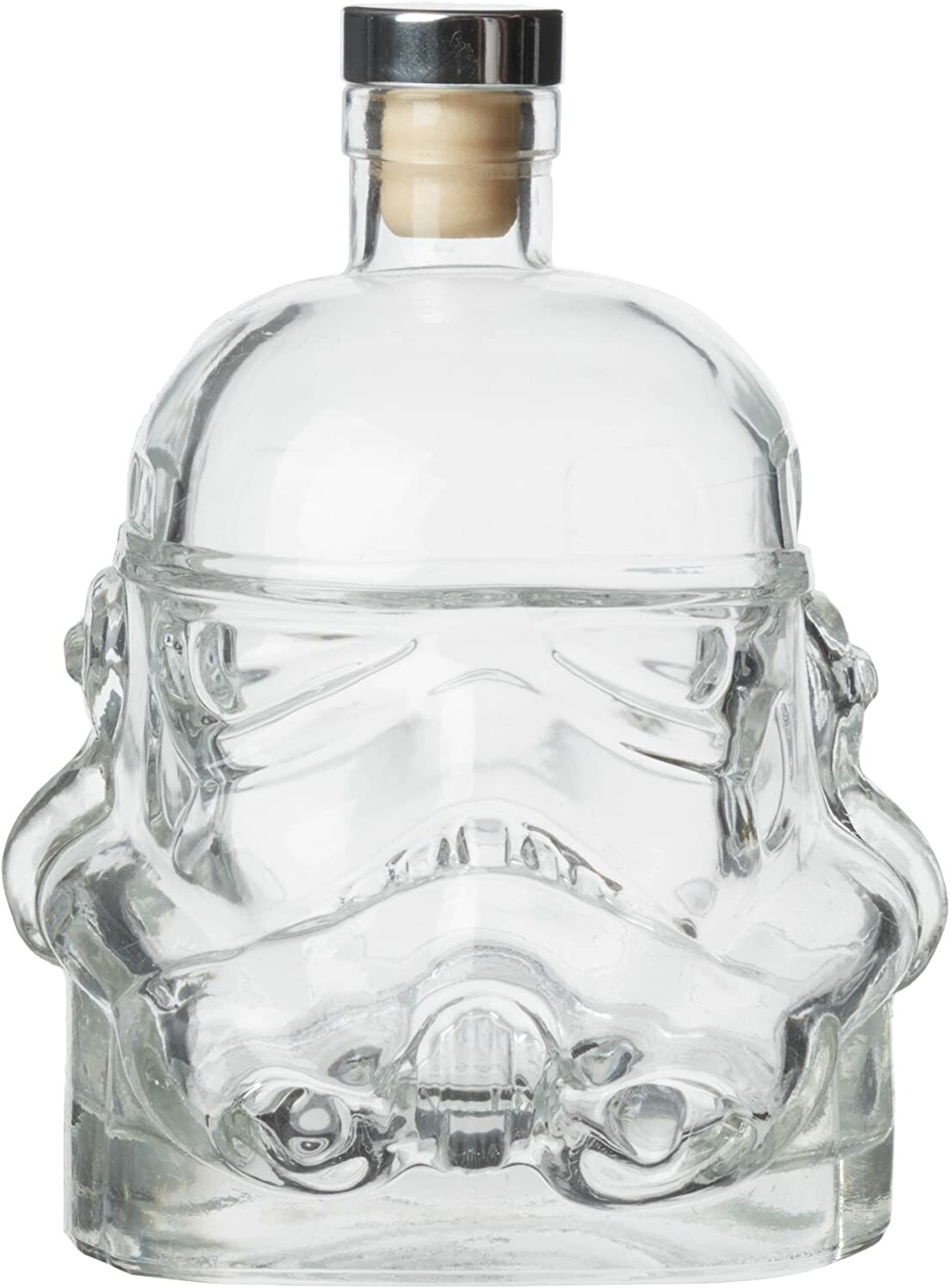 Ensemble de verres à vin avec casque Storm Trooper, carafe à