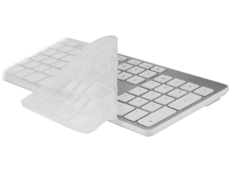 Clavier Filaire Ultra Slim Compatible avec Mac et Windows Anglais