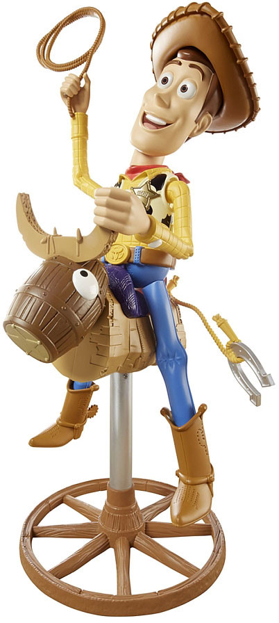 Jouet interactif Disney Toy Story Woody fait du rodéo avec 30 phrases, Toy  Story