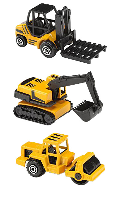Pack de 3 jouets Majorette en métal camions de chantier Extractor, Véhicules et circuits