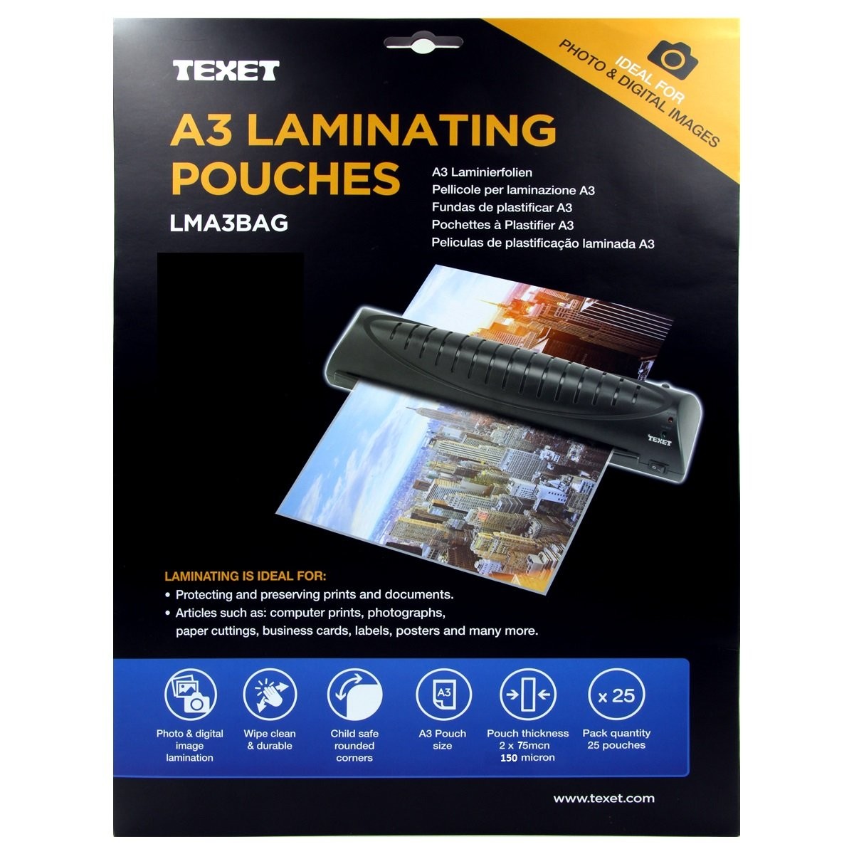 75 Pochettes De Plastification Autocollantes A4 - PVC Transparent, Pas De Machine, Pour Photos, Documents, DIY
