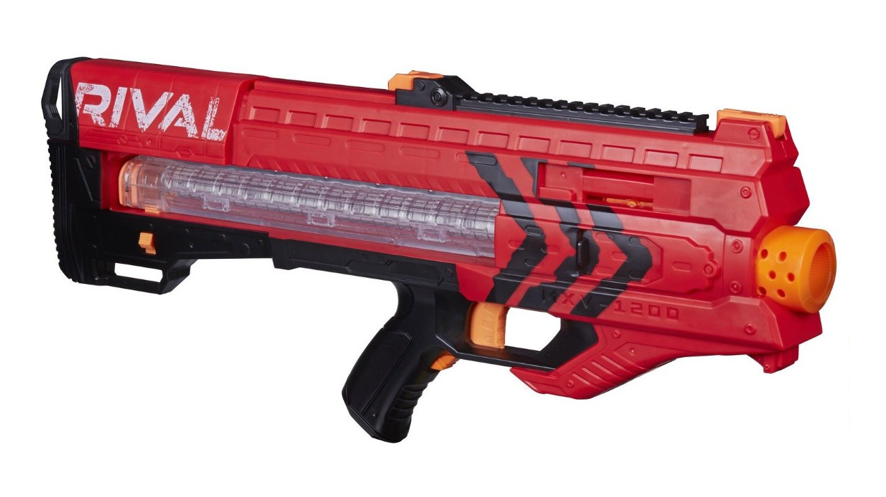 Fusil Blaster Nerf Rival Zeus MXV 1200 avec tir rapide 110km/h, Nerf et  jeux de tir