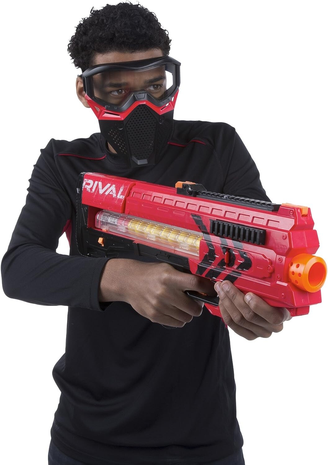 Pistolet semi-automatique Nerf Rival Zeus MXV-1200 Rouge - Jeu de tir -  Achat & prix
