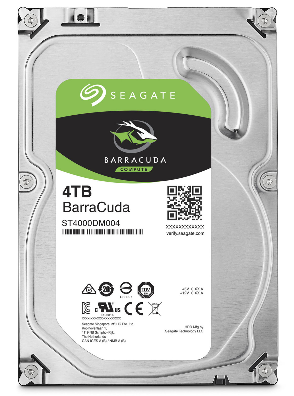 Disque dur interne HDD 3,5 Seagate BarraCuda 4 To / 6 To
