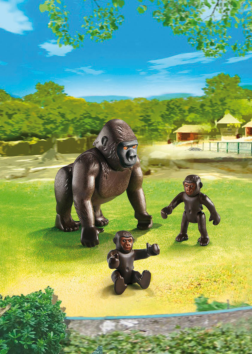 Banane NEUF Playmobil Accessoire Décor Animal Couple Singe Gorille 6 cm