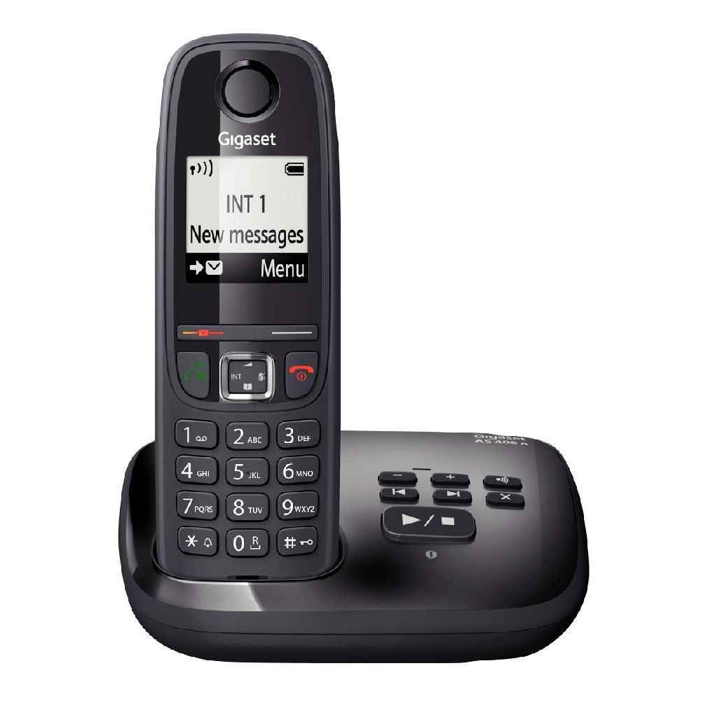 Téléphone fixe sans fil Gigaset AS470, avec/sans répondeur, 3 couleurs