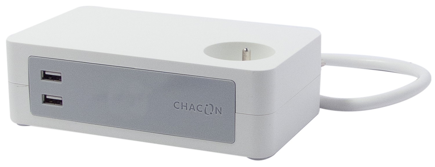 Chacon - CHACON Bloc multiprise 5 prises 16 A avec interrupteur, 2