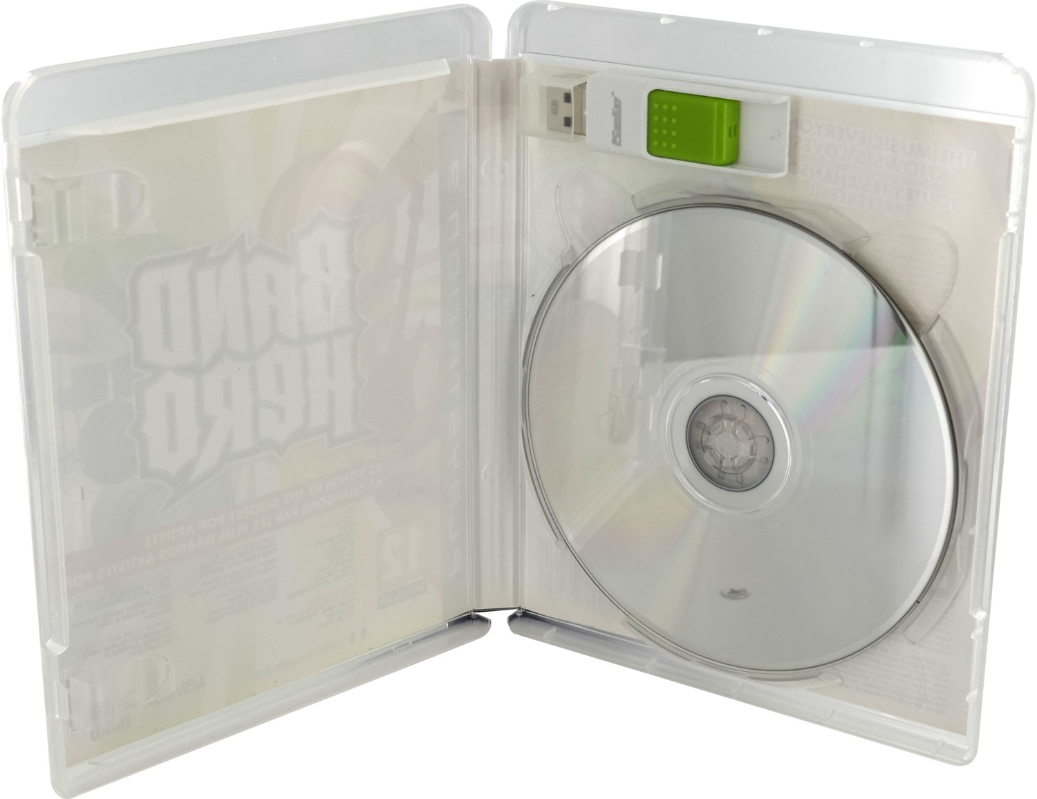 Pochette plastique autocollante pour CD, clé USB, carte USB