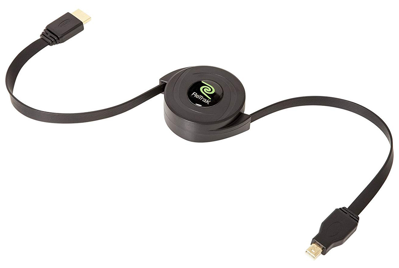 Adaptateur mini Displayport 1.1 mâle vers VGA / HDMI / DVI femelle passif  noir