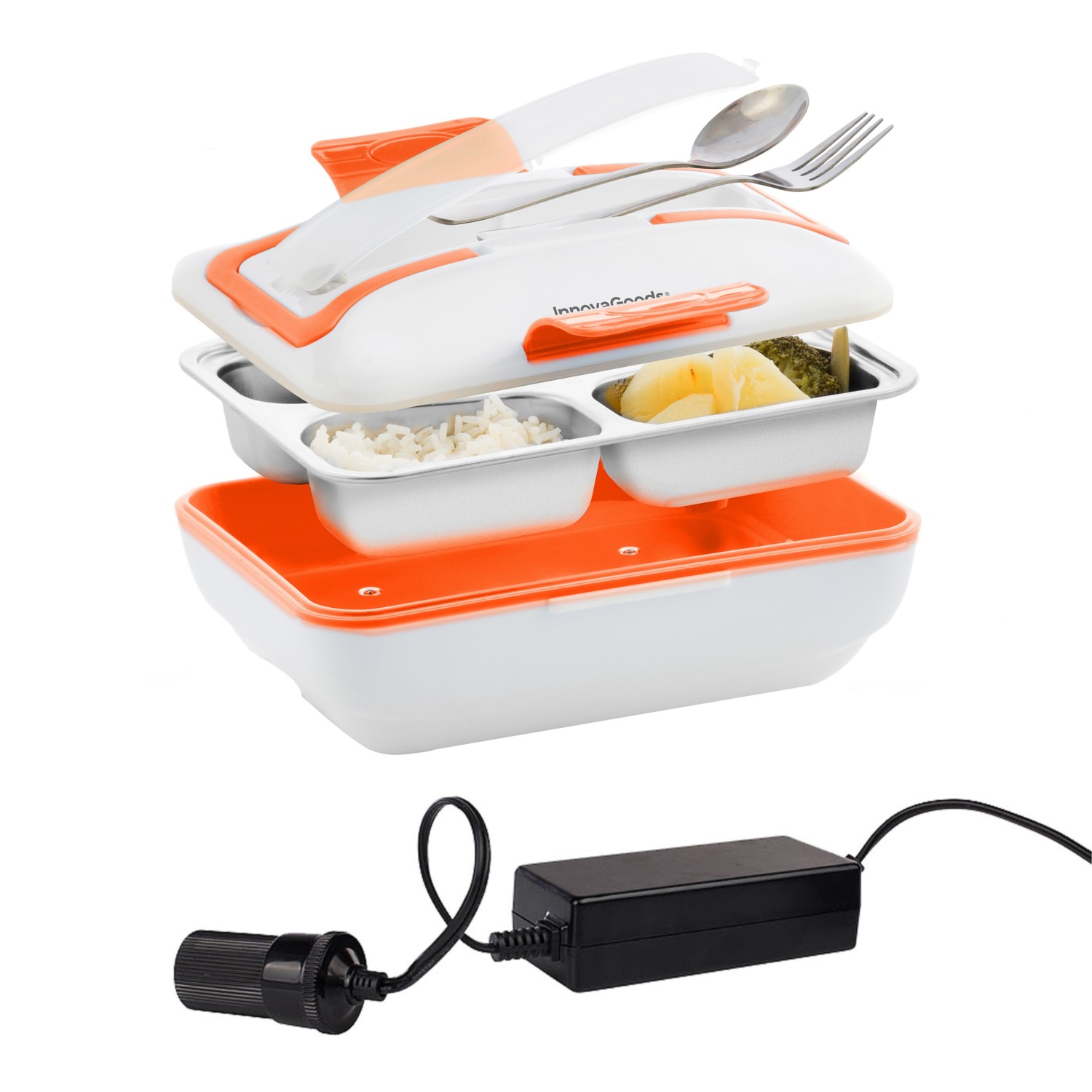 Lunch box boîte repas chauffante électrique personnalisable