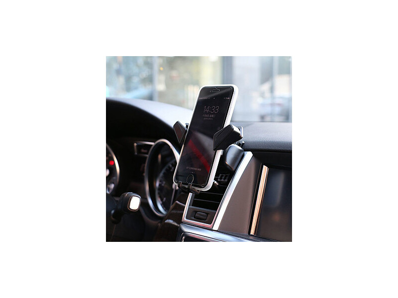 Support téléphone voiture grille d'aération Noir - Accessoire téléphonie  pour voiture - Achat & prix