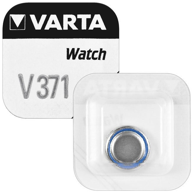 Pile bouton Varta modèle SR920SW référence V371 (1,55 V)