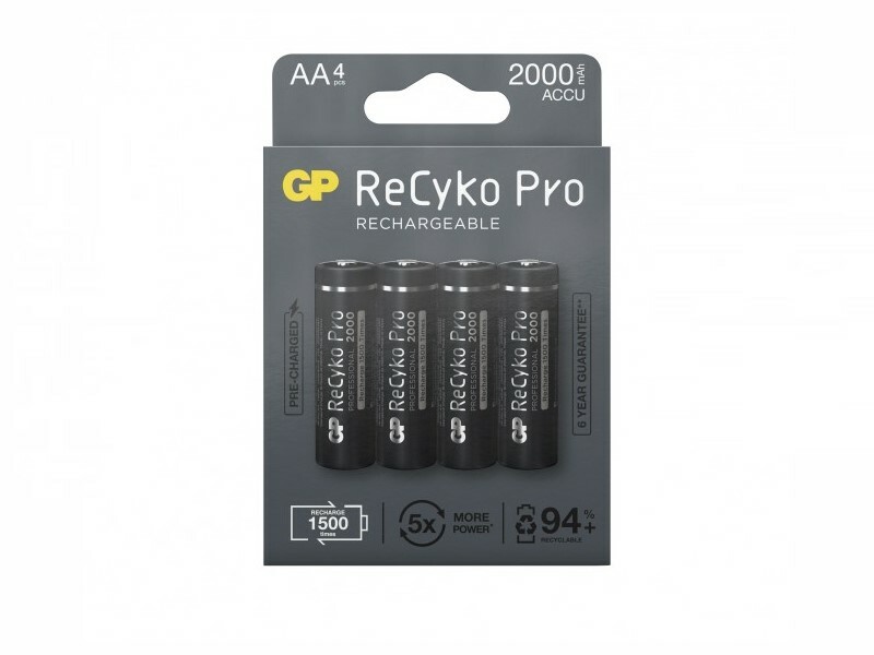 GP AA piles rechargeables NiMH 2100 mAh ReCyko 1,2 V (lot de