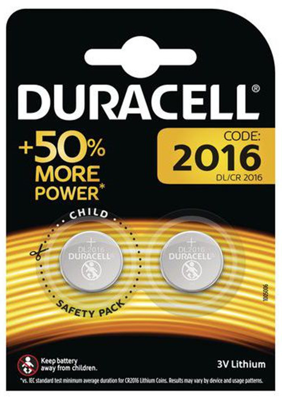 Prix Duracell Pile Bouton CR2016, Piles bouton