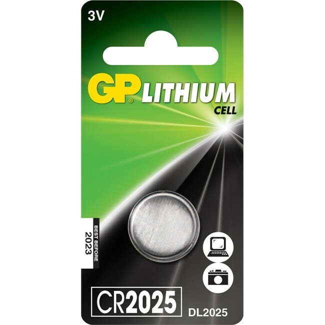 CR2025 - Blister 1 Pile Lithium Bouton CR2025 - 3 Volts