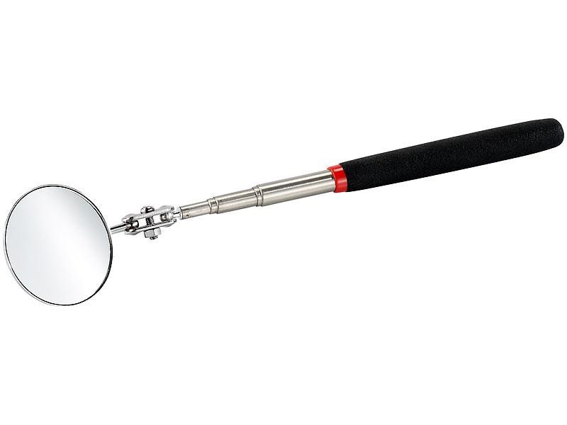 Outils FIT TOOLS Miroir dinspection ovale télescopique extensible avec clip de poche 