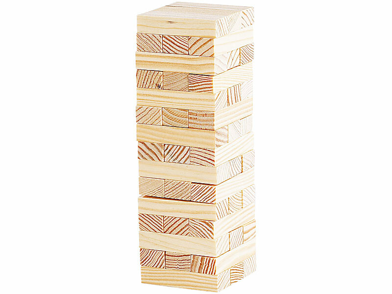 Tour Infernale En Bois Vertbaudet – Jeu D’adresse Et D’équilibre Pour Enfants Dès 3 Ans – 54 Bâtons Colorés + 1 Dé