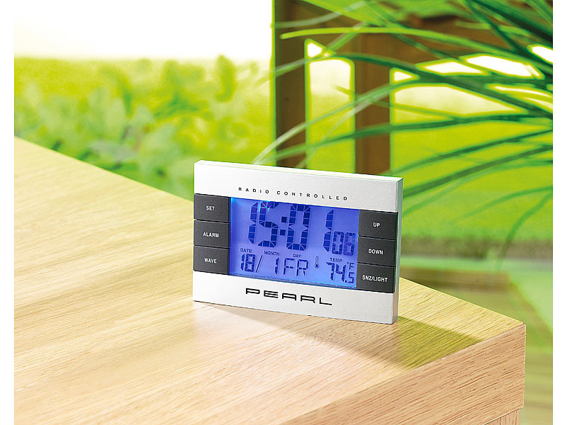 Acheter Horloge solaire de voiture avec horloge numérique d'affichage de  température de date d'heure LCD pour la décoration de voiture