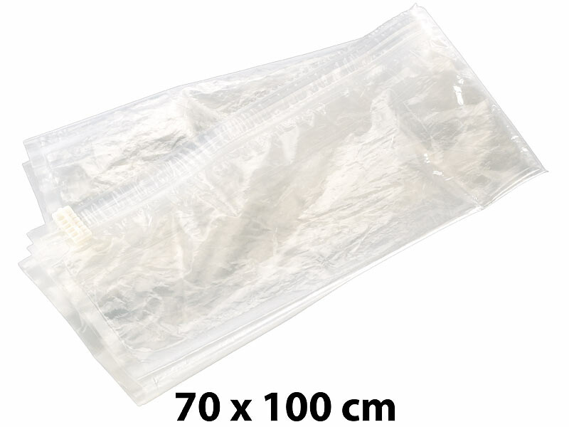 Emballage sous vide : 2 sacs de mise sous vide sans aspirateur