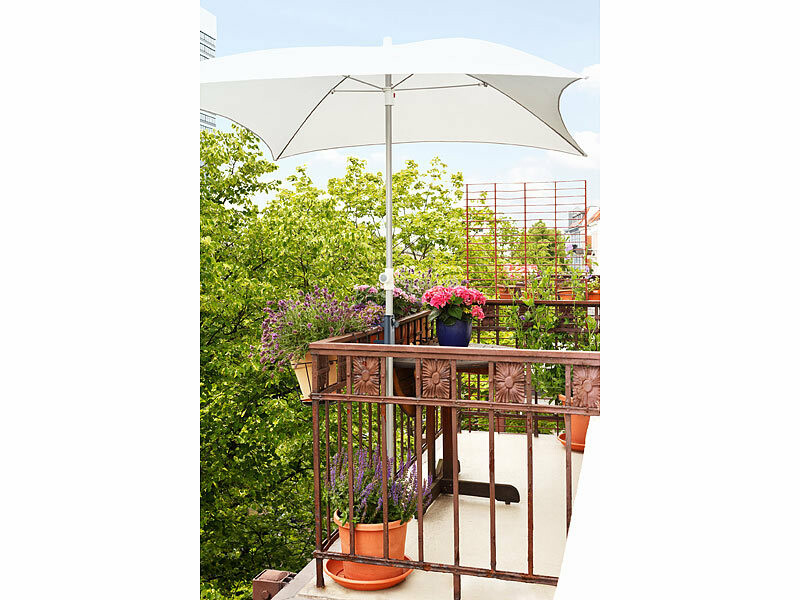Support de parapluie, Porte-parasol Garde-corps de balcon, Support de  parasol de balcon