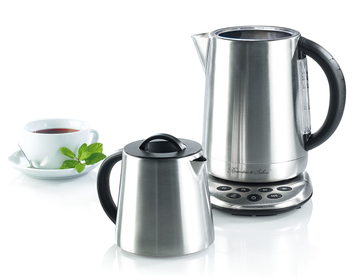 Bouilloire isotherme en acier inoxydable - Double paroi - Conservation de  la chaleur - 12 heures - 1,8 l - Pour thé, eau et thé : : Cuisine  et Maison