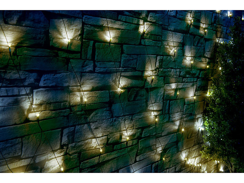 3m Guirlande Lumineuse Net LED Lumières de filet de pêche 8 Modèles de  Lumières de Noël Lumières de Décoration de Jardin