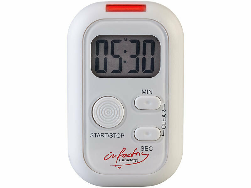 Lot De 4 Minuteurs De Cuisine électroniques - Grand écran LCD, Aimant Et Support, Alarme Sonore (piles Non Incluses)