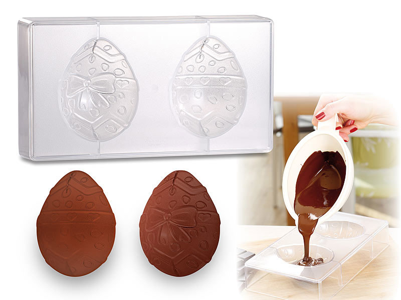 Oeuf en métal décoré & chocolats de Pâques