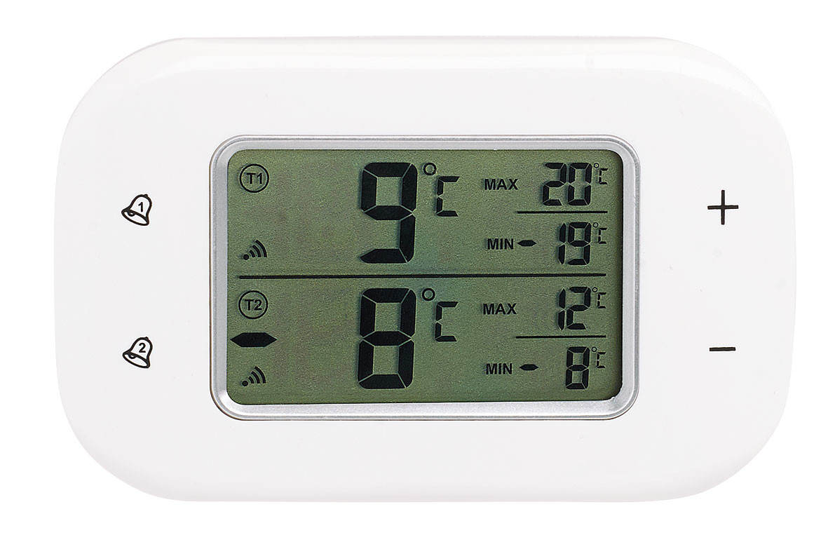 Réfrigérateur numérique ou d'un thermomètre de congélateur avec alarme :  : Gros électroménager