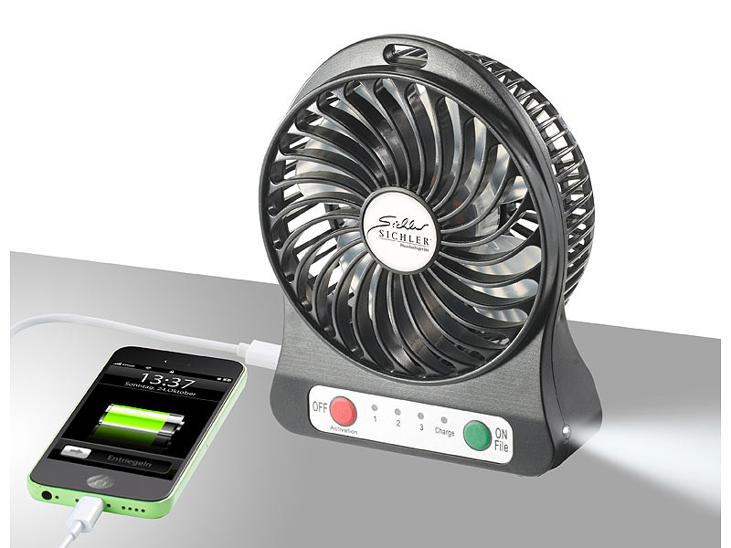 Mini ventilateur de table sans fil avec batterie, Ventilateurs et  vaporisateurs