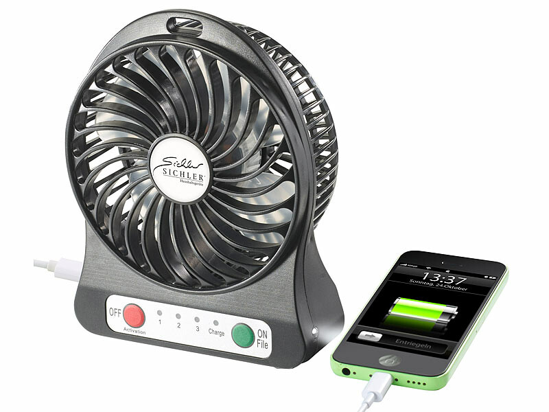 Ventilateur de table USB avec fonction batterie d'appoint Reconditionné, Ventilateurs et vaporisateurs