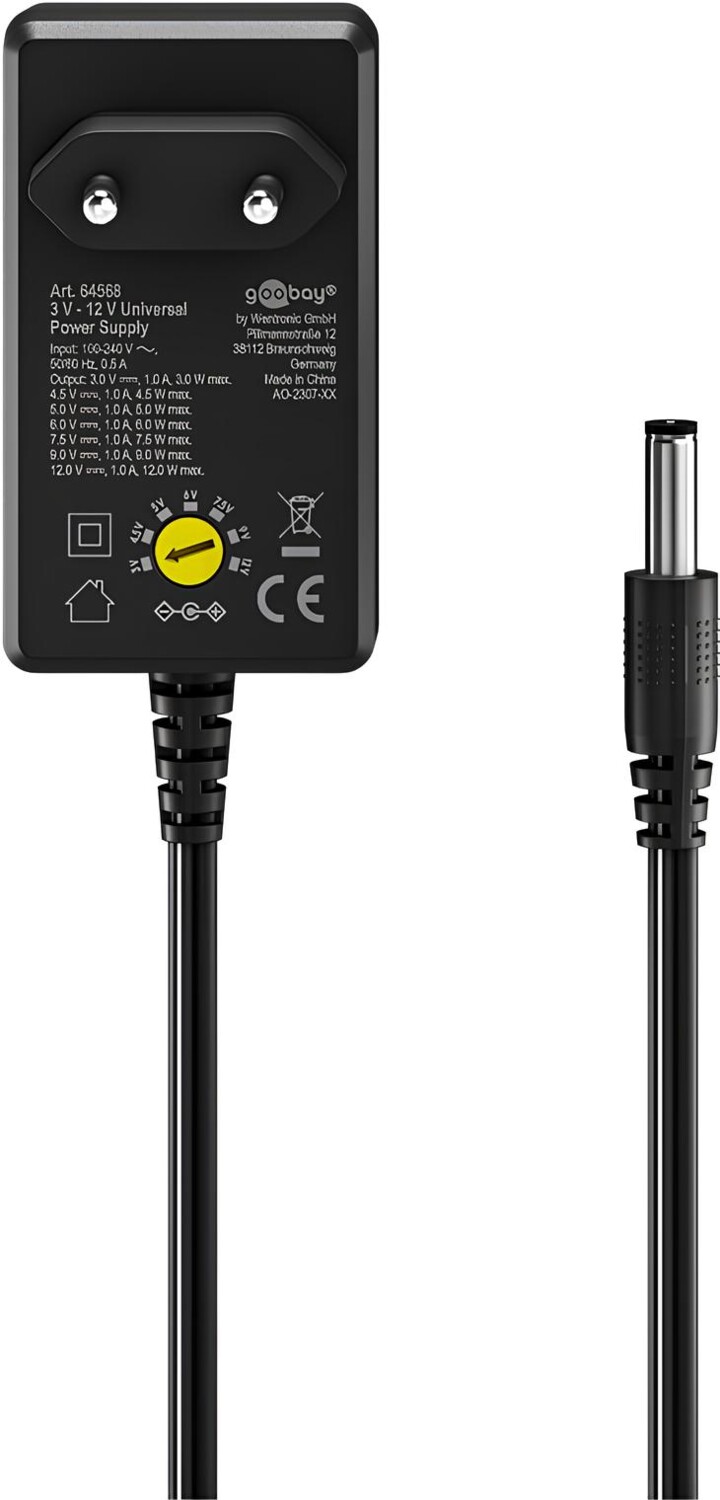 Chargeur Universel Ansmann APS600 - 7 Connecteurs Pour Tondeuse, Babyphone, Mesure