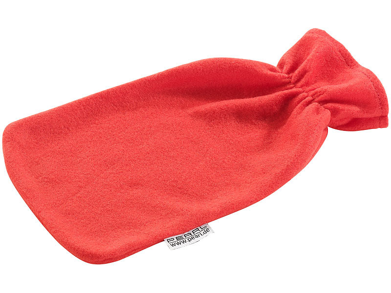 Bouillotte, taille XXL, rouge, 2,3 litres - PEARL