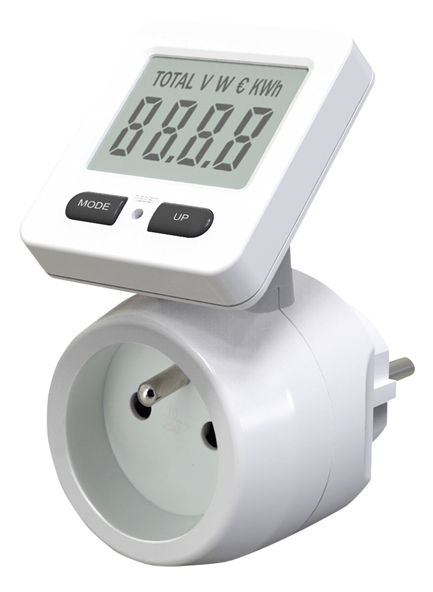 Wattmètre Prise Compteur d'Énergie, Compteur de Consommation d'énergie  Modes FR