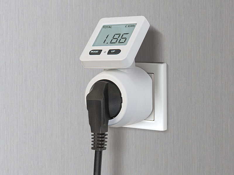 Acheter Prise numérique compteur de courant voltmètre compteur de puissance  ca temps Watt testeur d'énergie US UK AU FR BR IT prise ue rétro-éclairage  wattmètre
