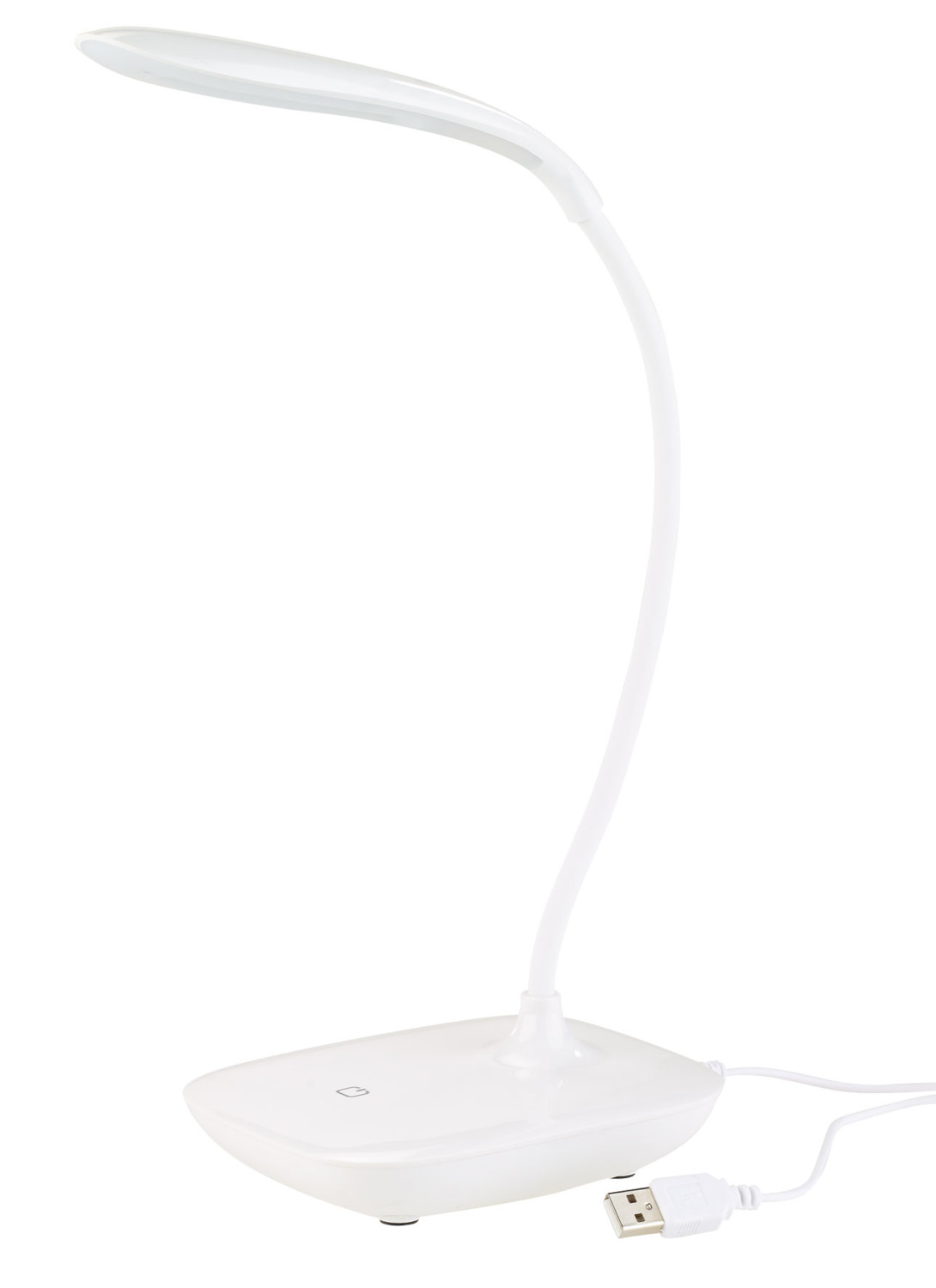 Argent Hama Lampe col de cygne pour ordinateur lampe de lecture/bureau/ordinateur, USB, 10 LED, capteur tactile, lampe à col de cygne, flexible, lumière pour éclairage de bureau/clavier 