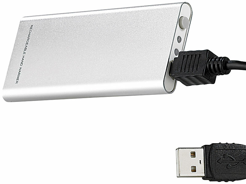 Bouillotte Electrique Rechargeable Portable Réchauffeur de Main USB  Antidéflagrant pour Bureau Domicile(Noir)