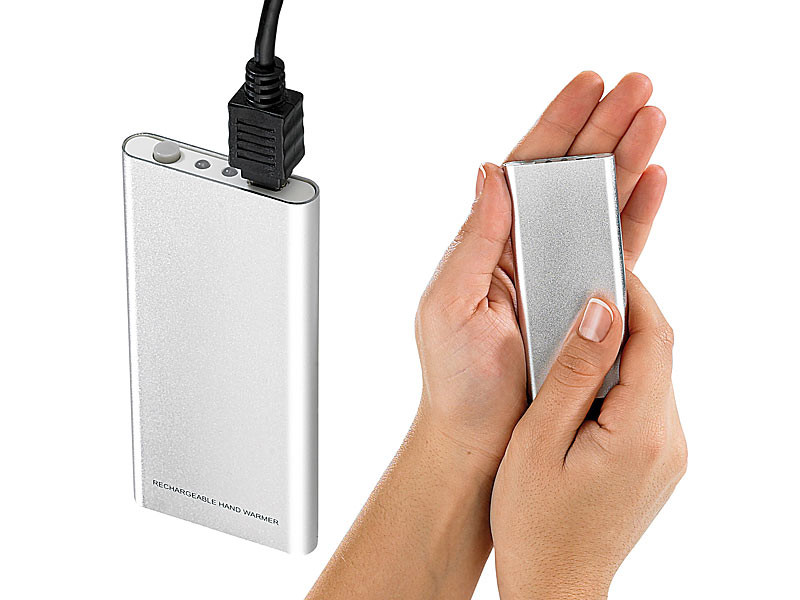 Réchauffe-mains rechargeable via USB