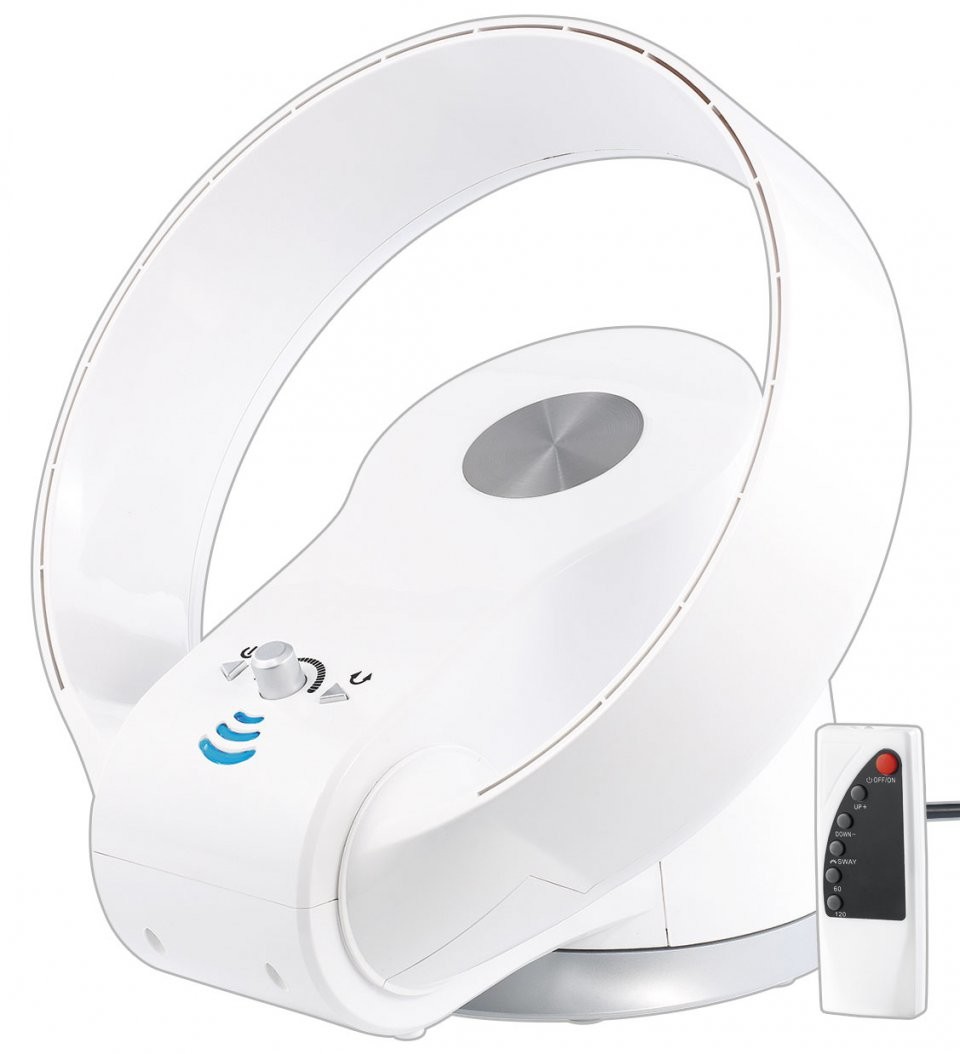 Ventilateur Design Et Silencieux Sans Pale A Poser Ou Mural