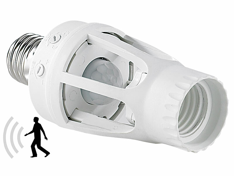 Plafonnier LED E27 détection mouvement